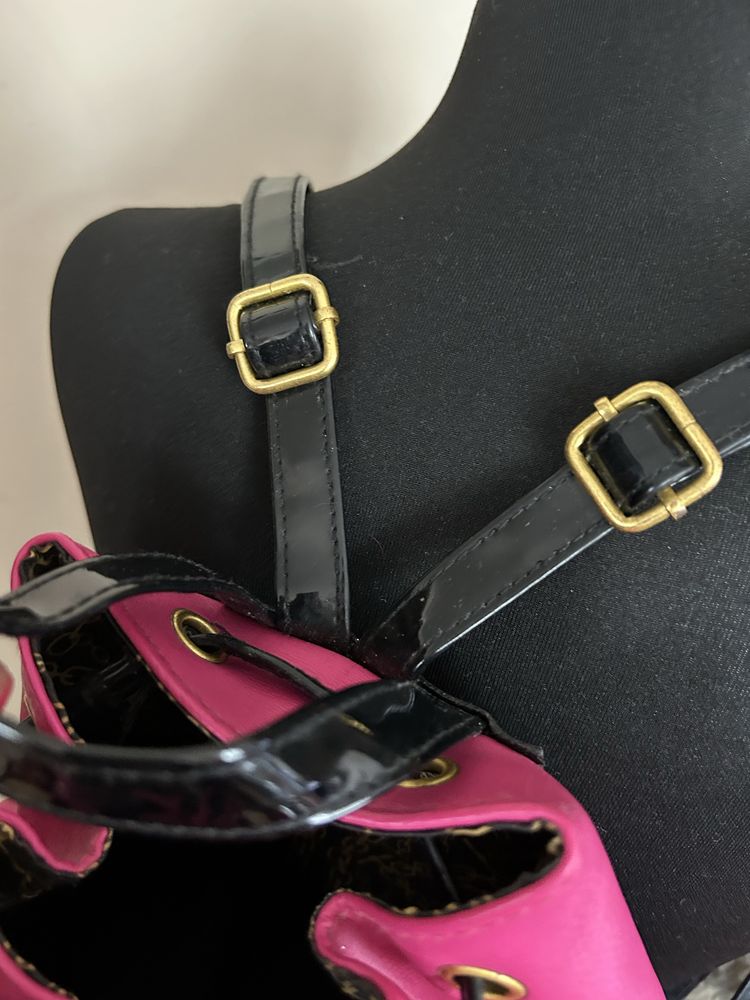 Fuksjowy plecak Juicy Couture stan idelany różowy plecak