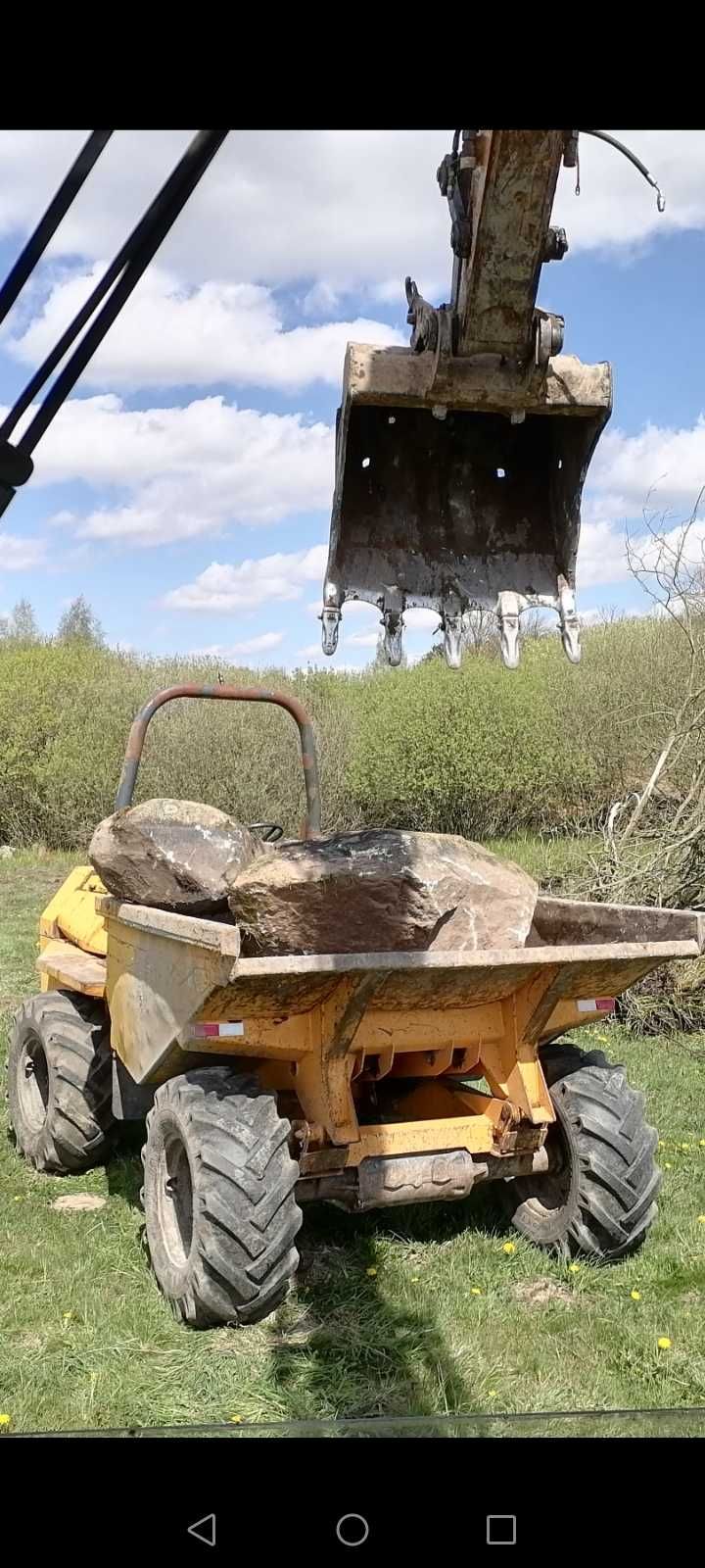 Koparka, usługi koparką, maszyny, roboty ziemne,kopanie stawów