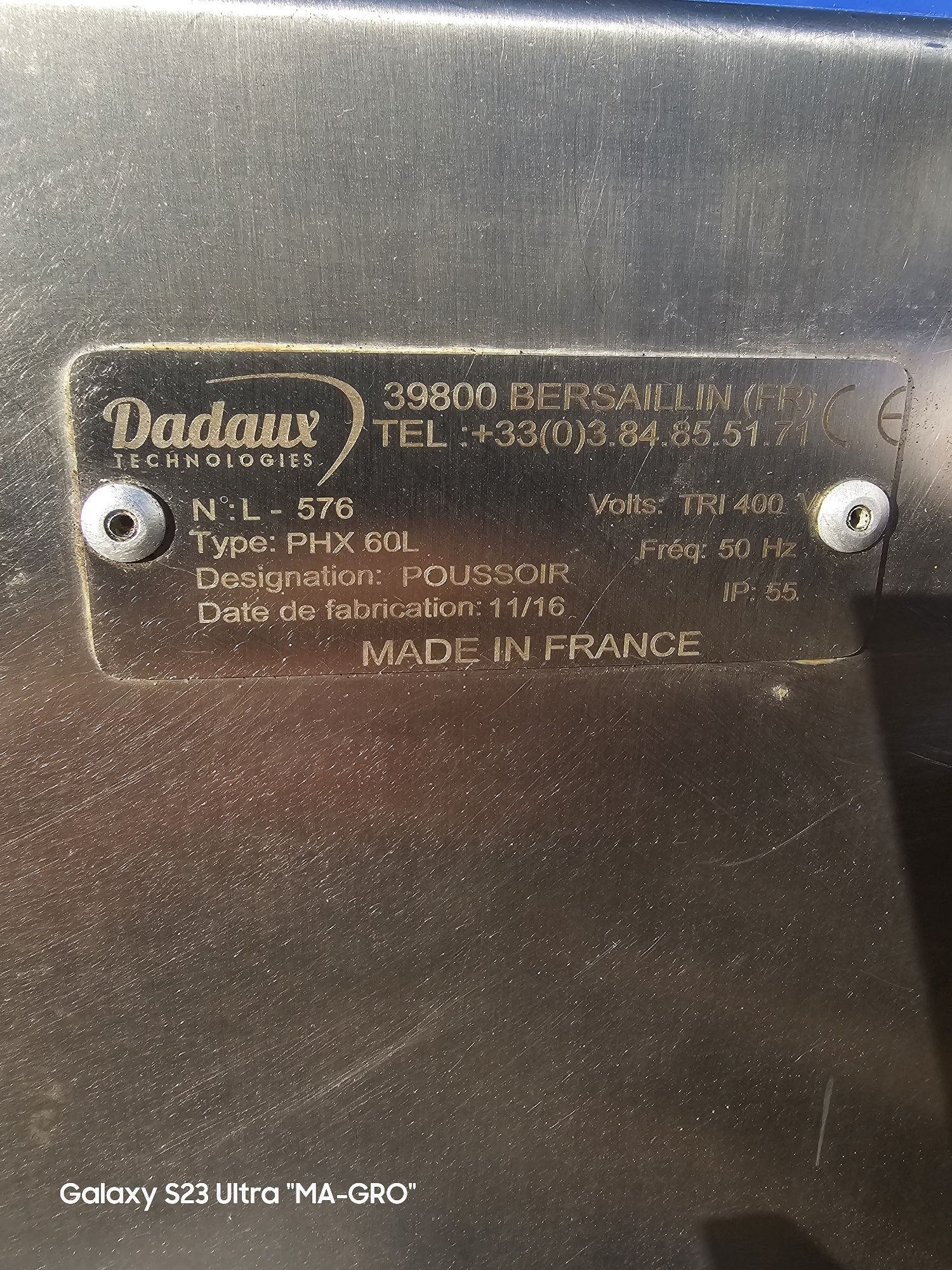 Nadziewarka tłokowa 60l