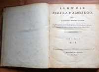 Słownik języka polskiego S. Linde r. 1808 zabytek unikat