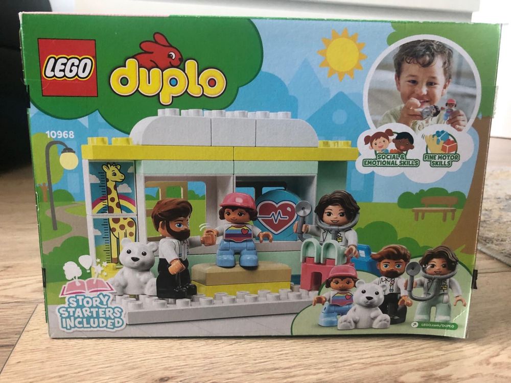 Lego Duplo wizyta u lekarza 10968 pudelko instrukcja