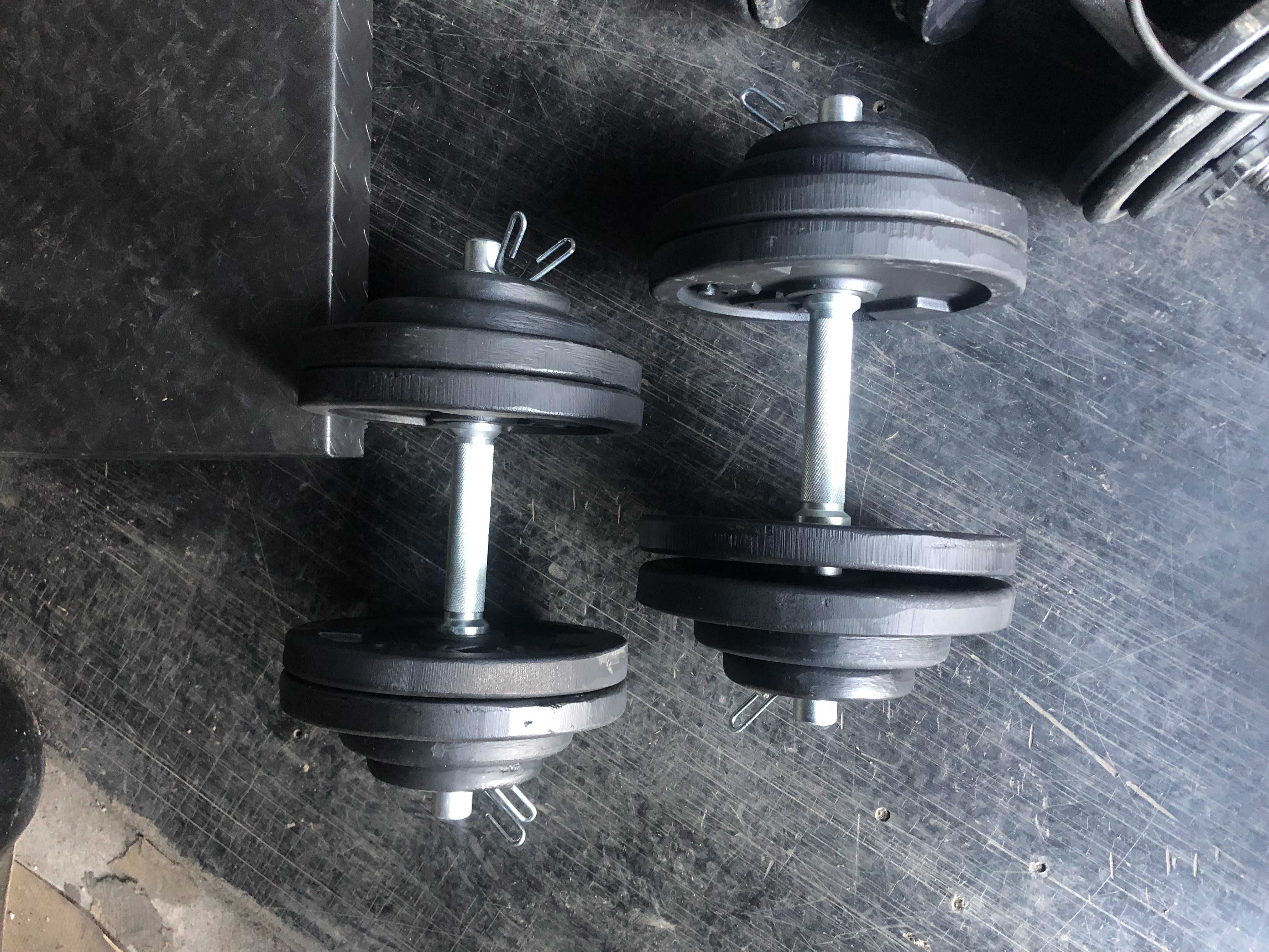 Hantle Sztangielki żeliwne regulowane 2 x 30kg