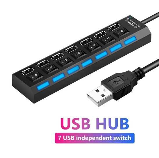 Hub stacja dokująca USB 2.0 7x portów