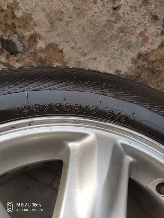 Шини зимові на литих дисках R15 з  СУБАРУ ІМПРЕЗА