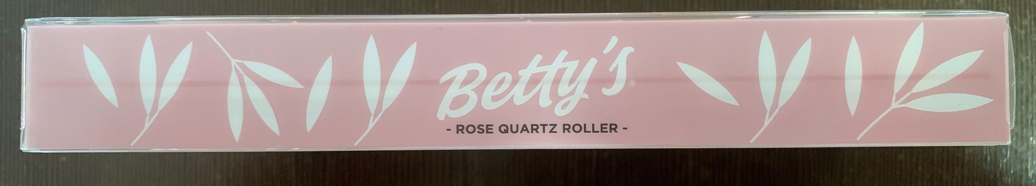 Betty’s rose quartz roller ролик роллер массажёр для лица кварц