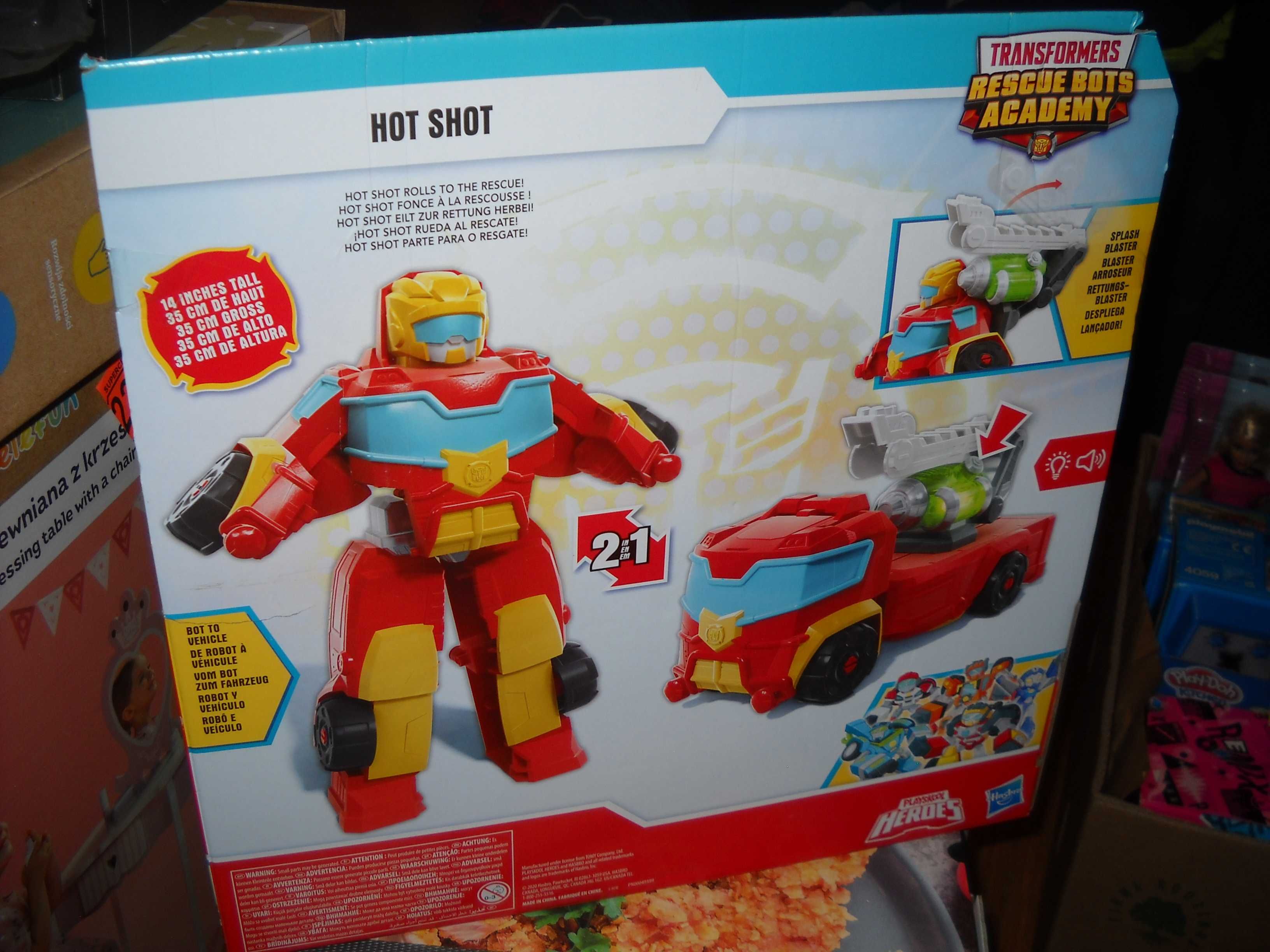 nowa zabawka TRANSFORMERS 2w1 robot + samochod