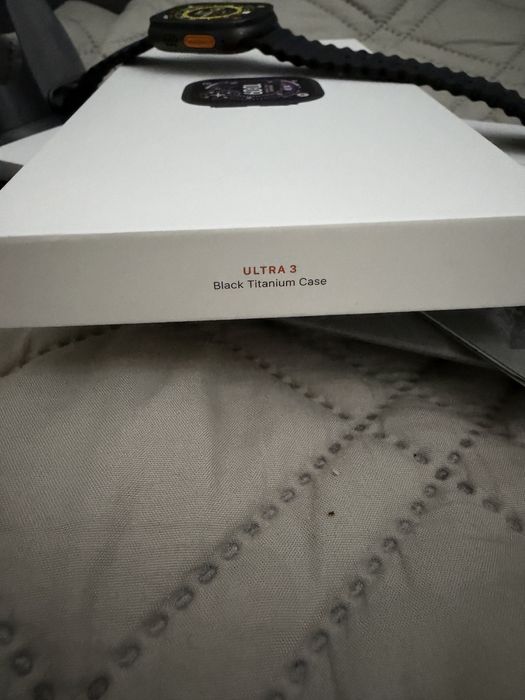 Apple watch ultra 3 49mm ti blek