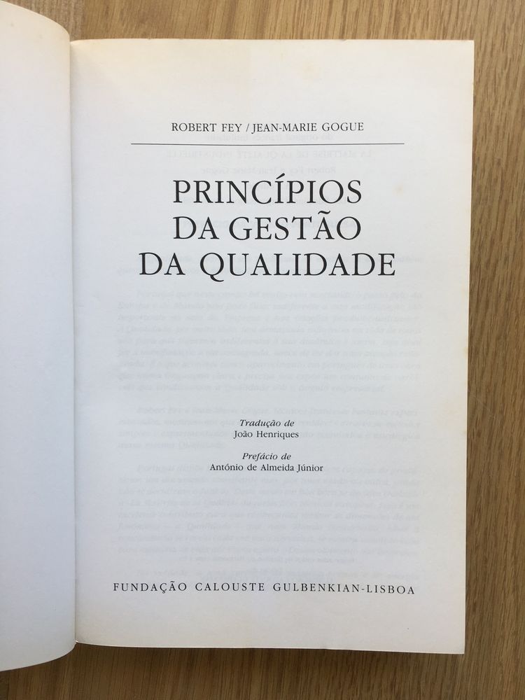 Princípios da Gestão da Qualidade