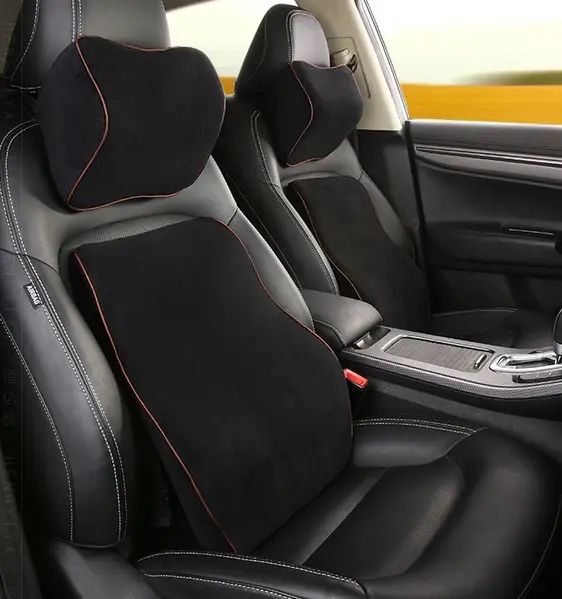 Ортопедическая подушка (набор) под поясницу и на подголовник в авто