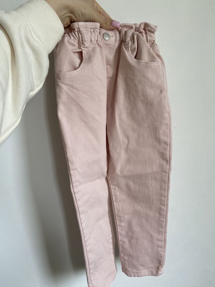 Ніжно рожеві джинси + сорочка з міні
