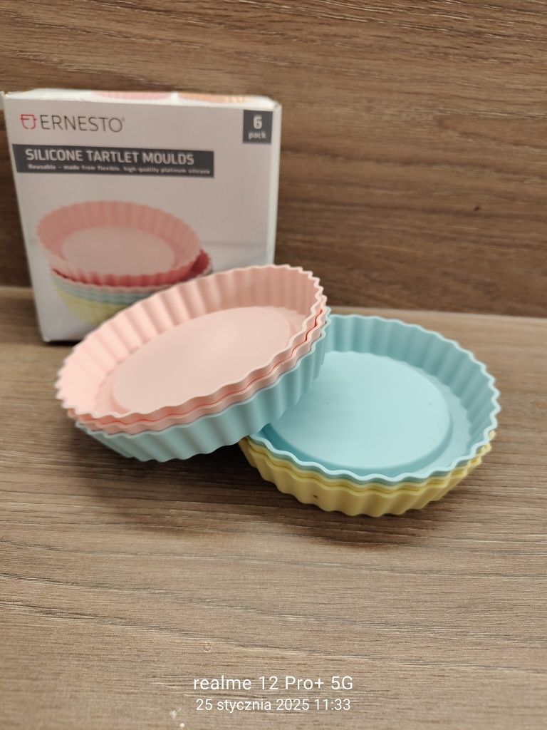 Foremki silikonowe do mini tarty
