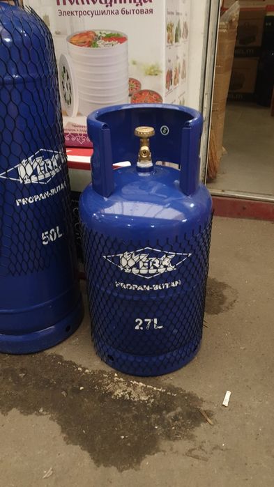 Газовый Балон Пропан-бутан 11 кг 27л, 50л, 15л с горелкой