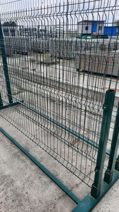 СКЛАД.Паркан метал з 3D сітки.Ворота відкатні, розпашні.калітка.стовпи