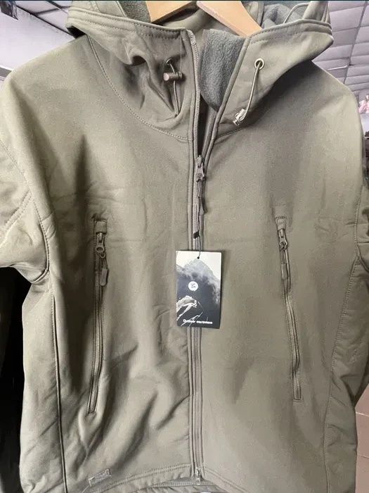 Куртка SoftShell на флісі Олива
