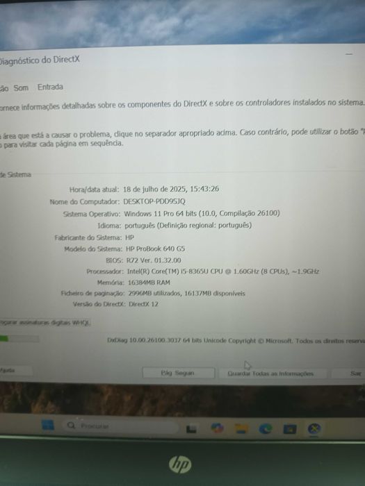 Portatil HP Probook 640 G5 i5 8* 16GB 256GB SSD Win 11