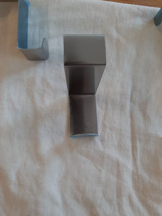 2 Cabide / ganchos aço inoxidável