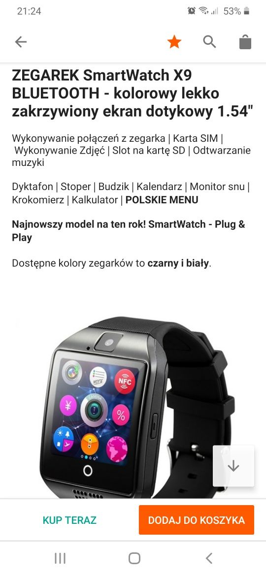 Sprzedam Smart Watch