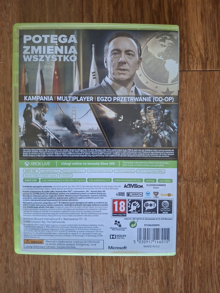 Call of Duty Advanced Warfare PL Xbox 360 po polsku