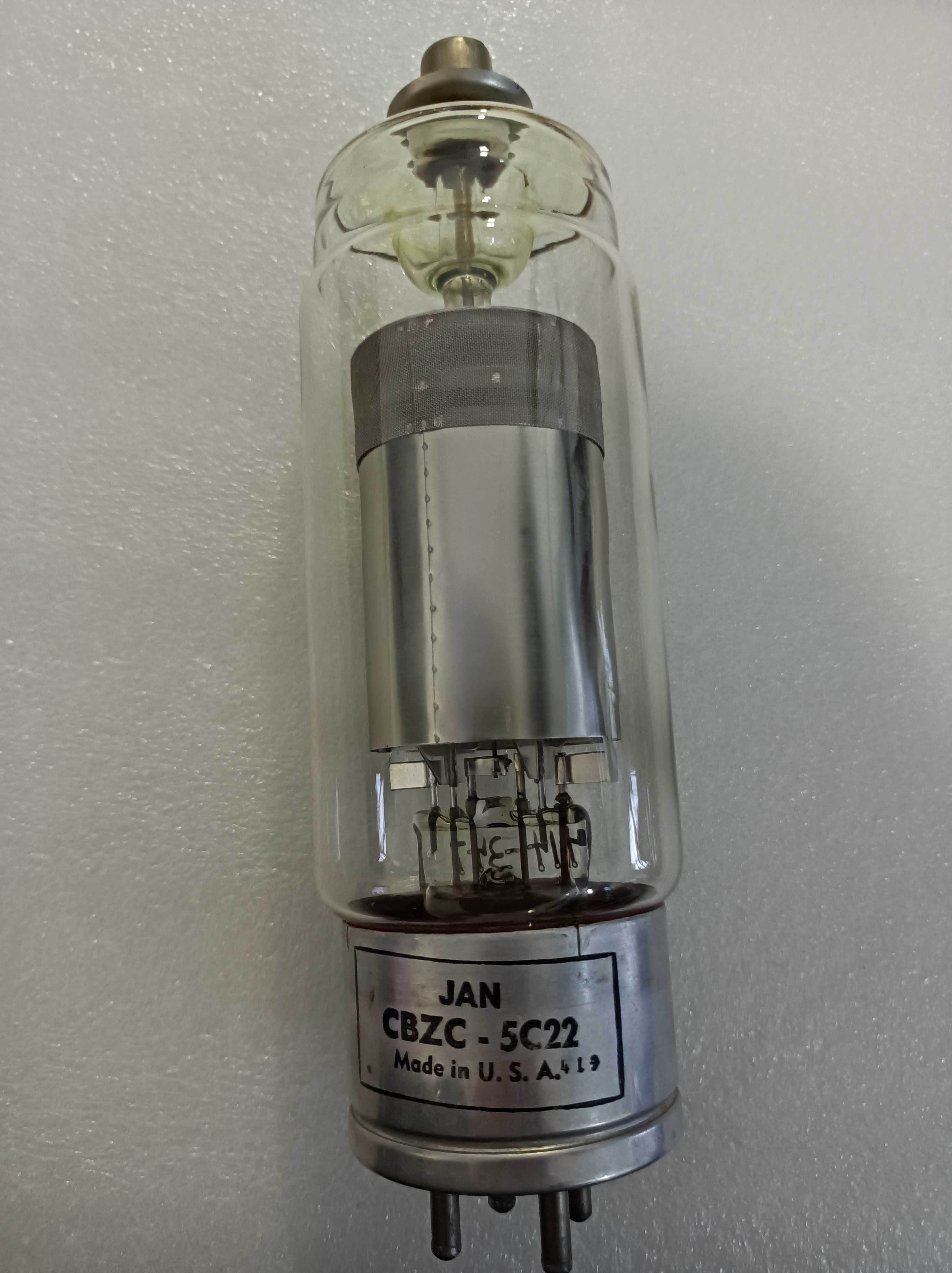 Penta JAN-CBZC/PL-5C22 Hydrogen Thyratron Vacuum Tube