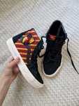 Высокие чёрные кеды ванс vans sk8 high  38 р 24 см , в идеале