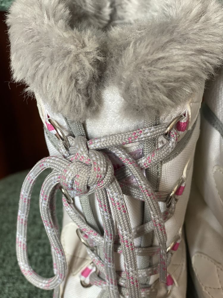 Śniegowce zimowe buty damskie CAMPRI rozmiar 38 z futerkiem półkalosze