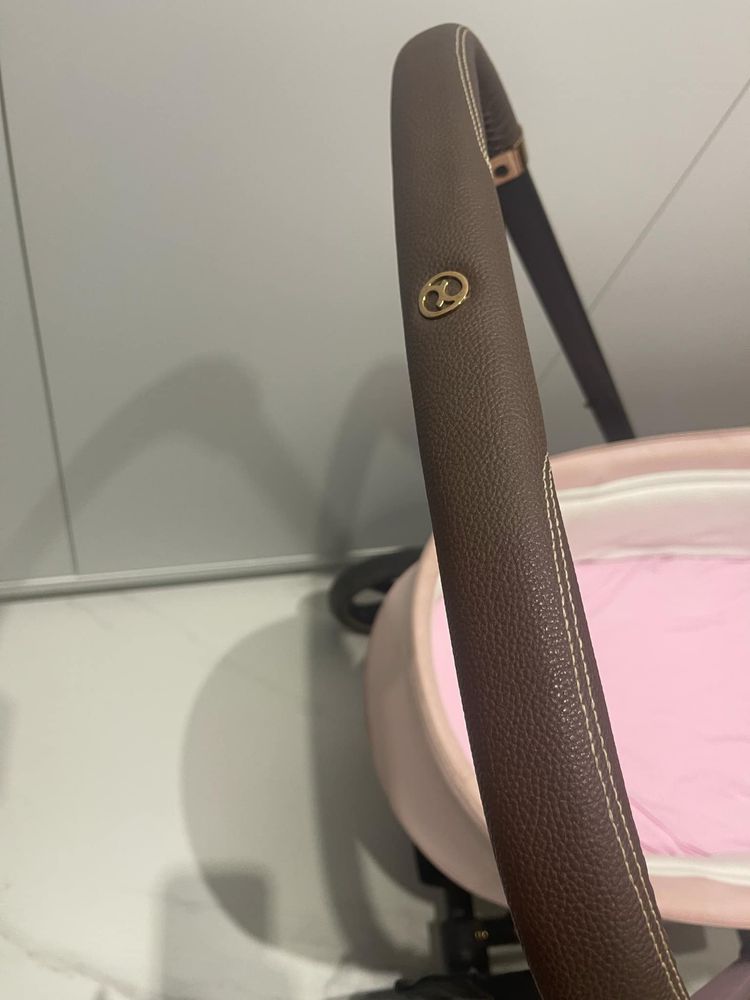 Cybex priam 2w1 dla dziewczynki różowy wózek w kwiaty
