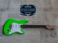Piękna Gitara SX -Green Neon-Stratocaster- wysyłka Gratis lub zamiana