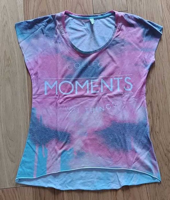 Diverse bluzka krótki rękaw Collect moments not things S