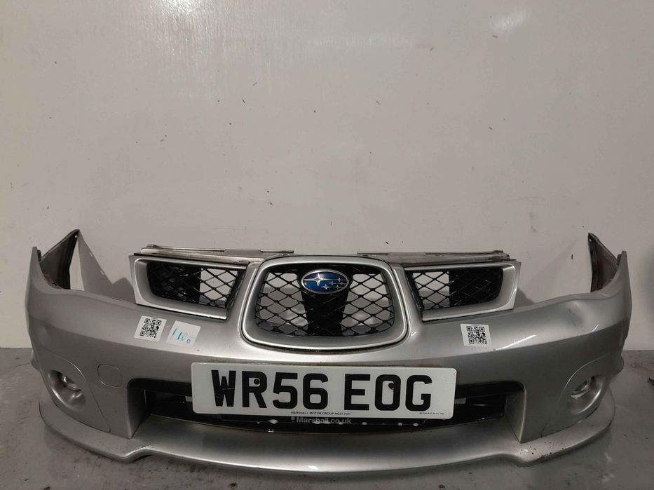 + ZDERZAK PRZÓD PRZEDNI DO SUBARU IMPREZA 2 II DRUGI LIFT 2 FL SREBRNY HAWKEYE HALOGENY