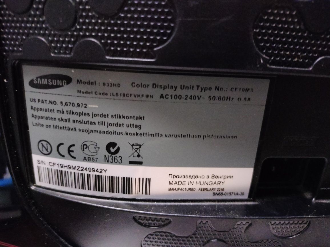 Monitor z tunerem TV 18,5 " Samsung