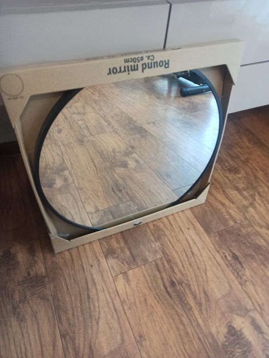Lustro wiszące okrągłe 50 cm