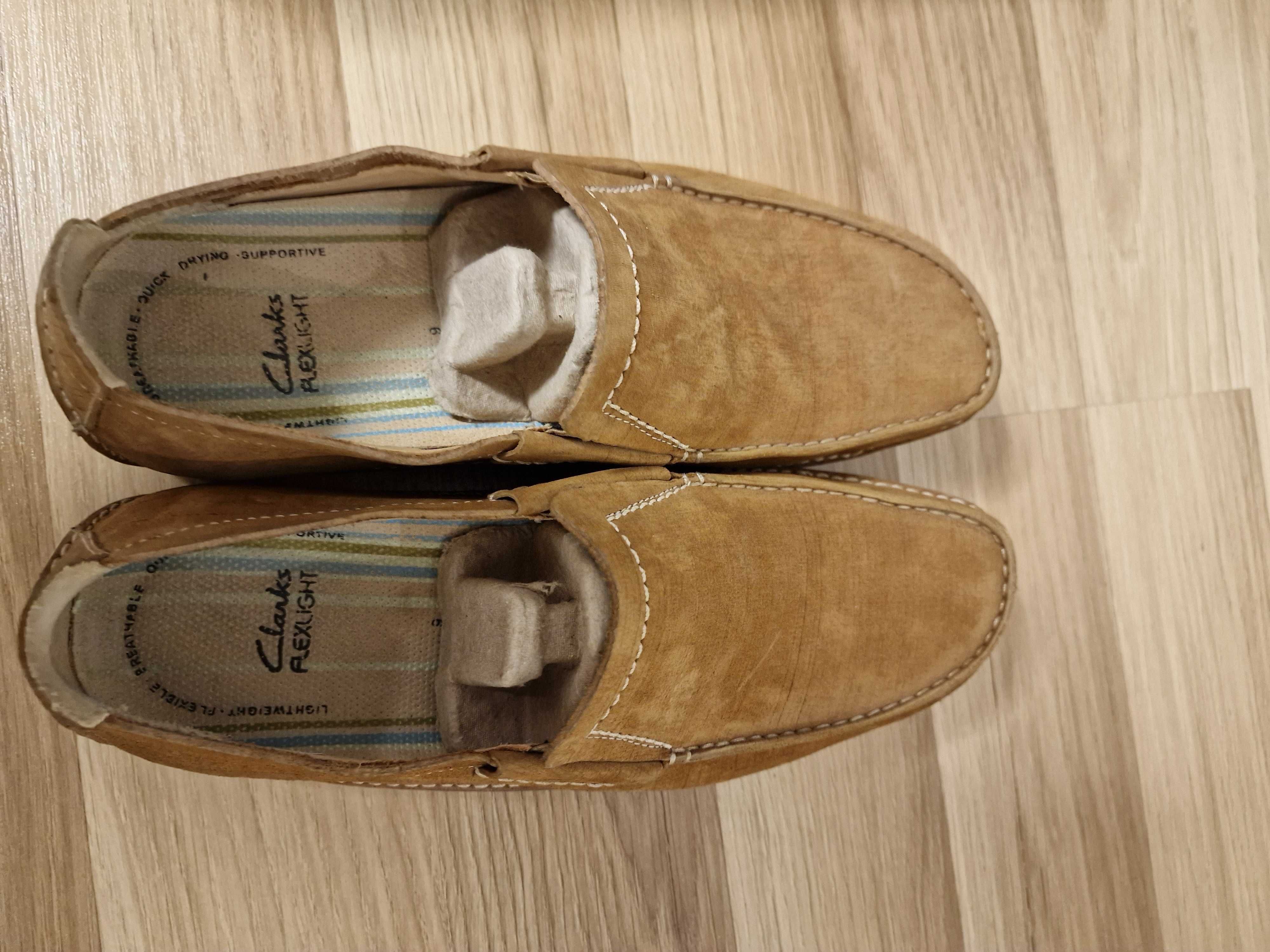 Buty męskie mokasyny Clarks r. 43