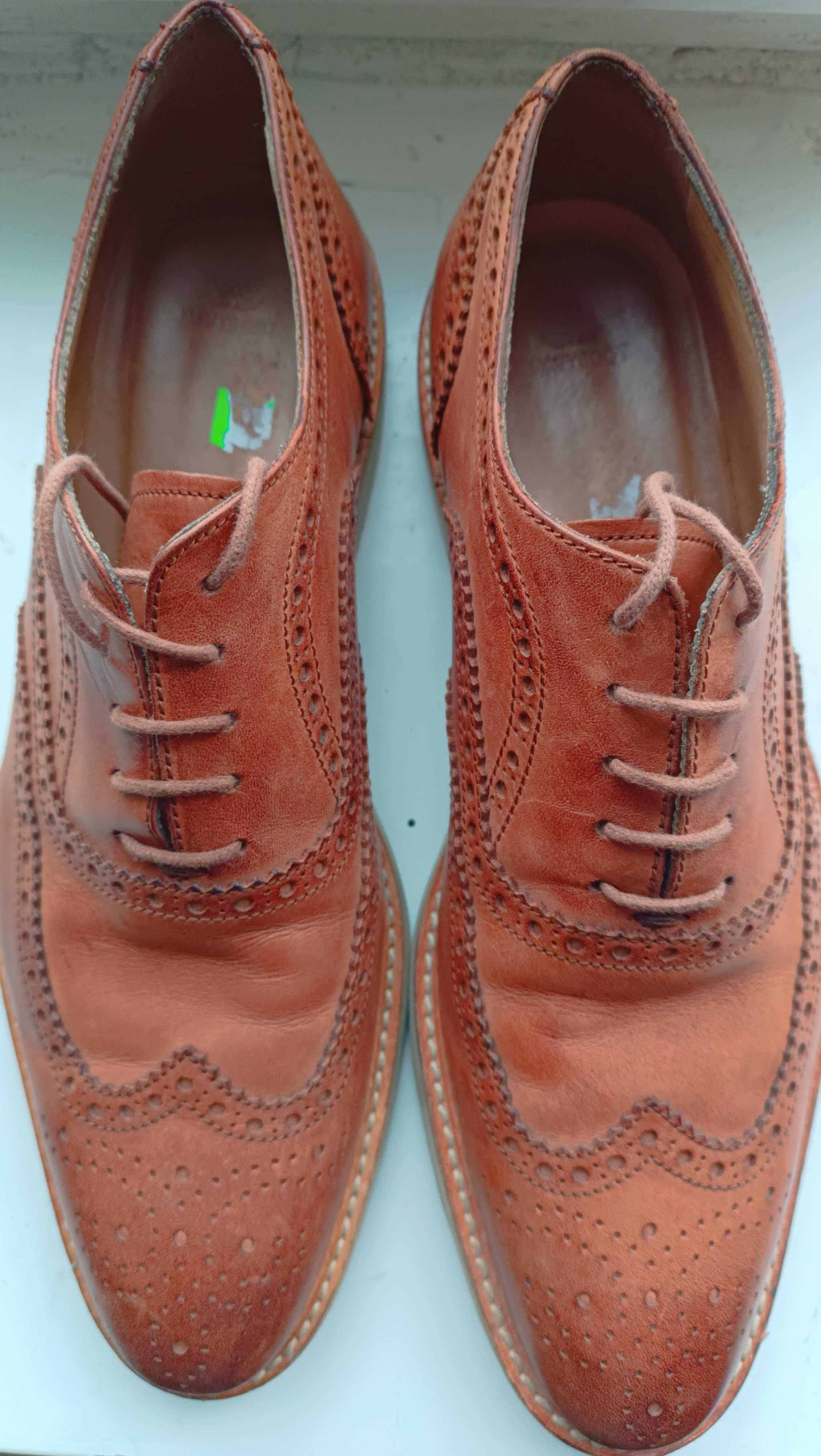 Брендові туфлі Navyboot Switzerland.Brogues.Оригінал. 43.28.5 см