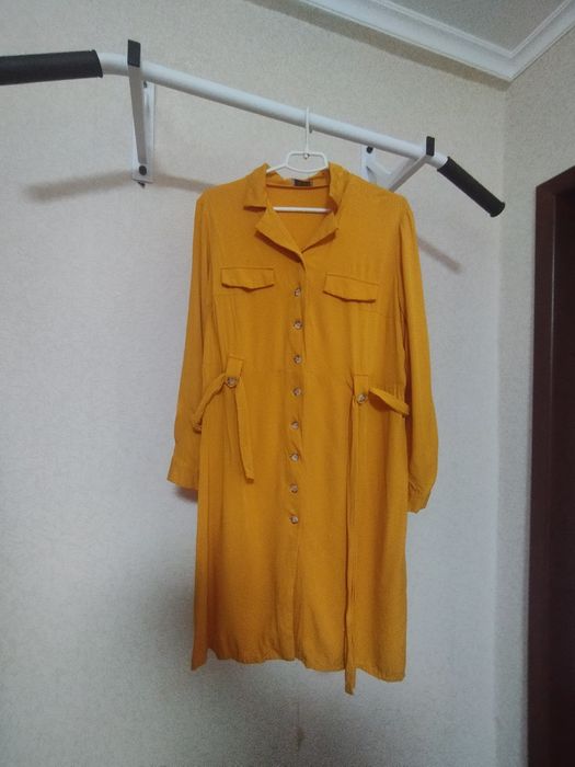 Гірчична сукня-сорочка VOVK