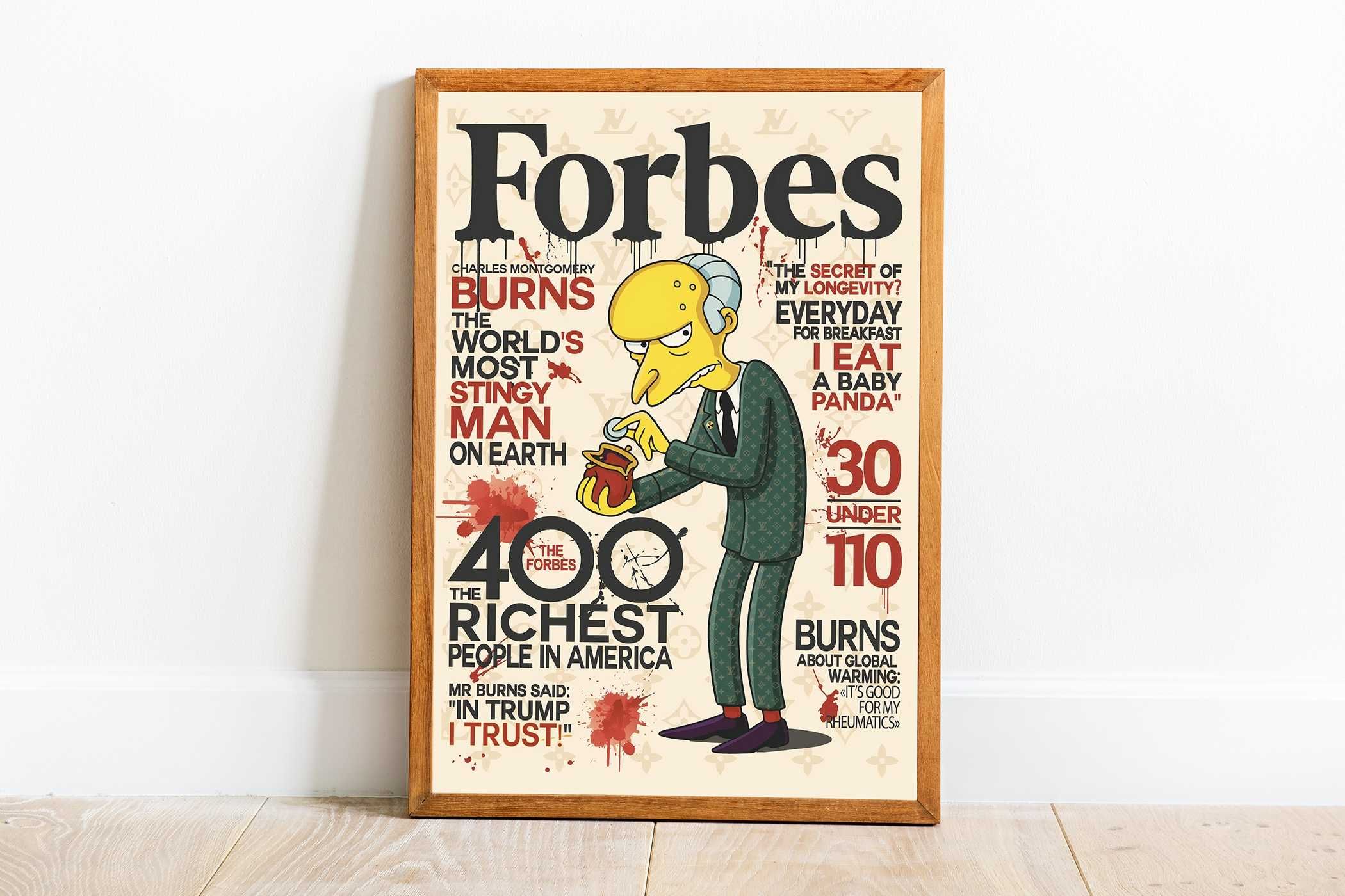 Charles M. Burns, PLAKAT A3 - Simpsonowie, Bart, Lisa - GRATIS