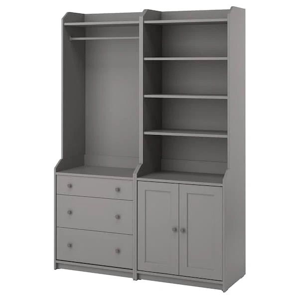 2 sztuki ikea hauga regał szafka szafa otwarta szuflady NOWE 1648zł