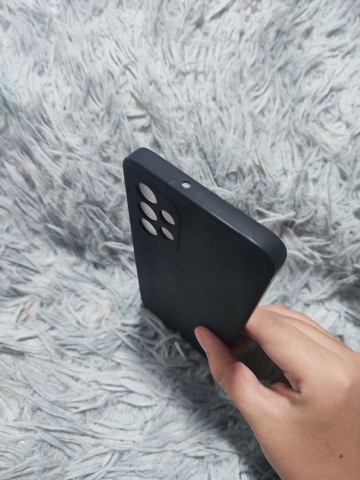 Capa preta Samsung Galaxy A32 4G, + 2 PELÍCULAS