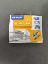 Reinston przewód usb kabel do połączenia drukarki skanera nowy 1,8 m