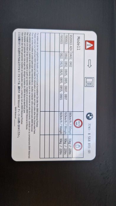 BMW K50 K51 Kufer aluminiowy prawy czarny NOWY oryginalny K81 K82