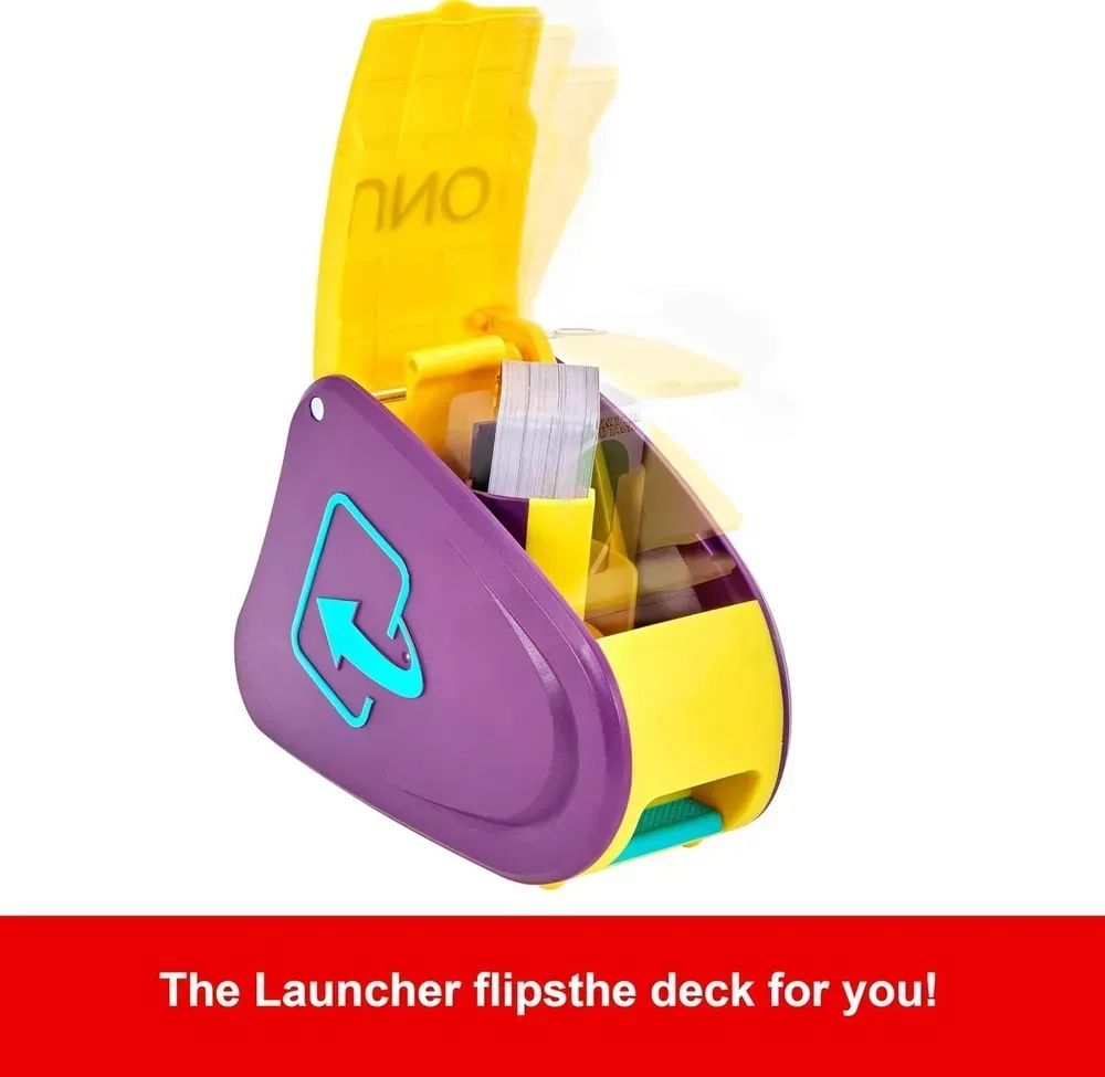 Настільна гра 2в1 Mattel UNO Flip & UNO Attack Уно двосторонні карти