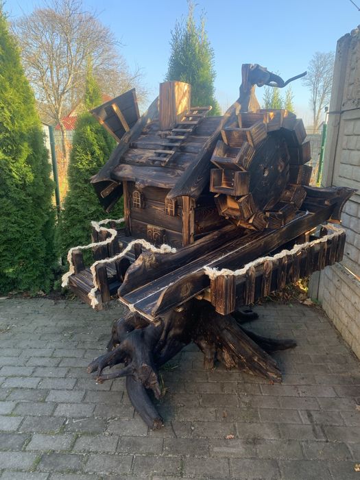 Młyny wodne drewniane