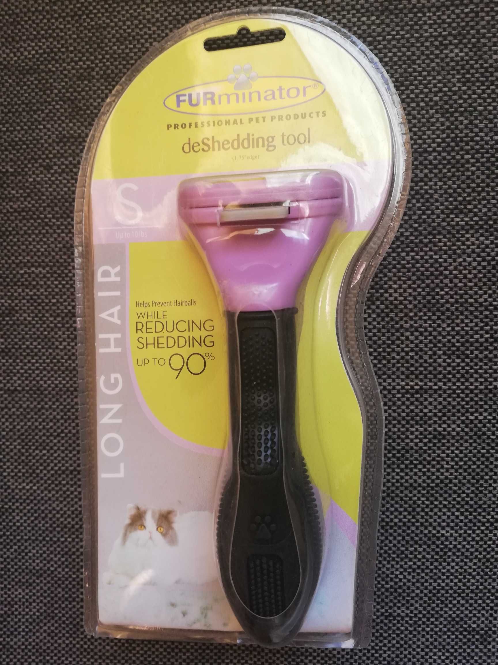 Furminator dla kota rozm. S waga 4.5kg-7kg Krótka sierść NOWY