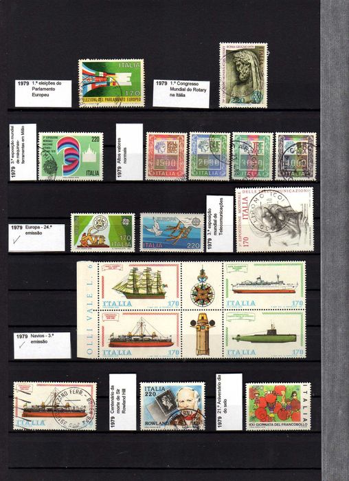 Selos Itália de 1975 a 1979