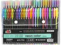 Набор гелевых ручек Neon color 48/60 цветов