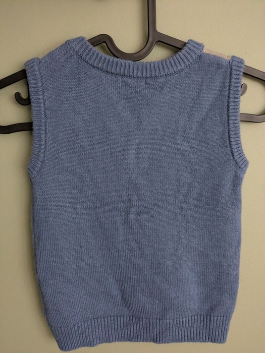 Kamizelka Noa Noa Miniature r. 98 wełna + bawełna + wiskoza, nowa