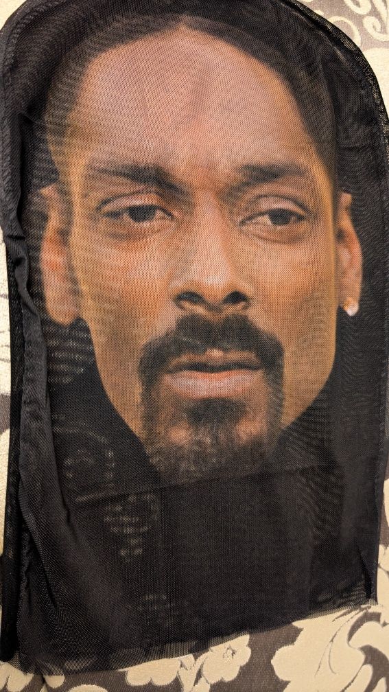 Snoop Dogg 3D маска на голову балаклава снуп догг ганстер музыкант