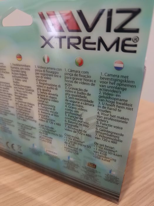 Câmera Viz Extreme – Mini câmera de vídeo desportiva