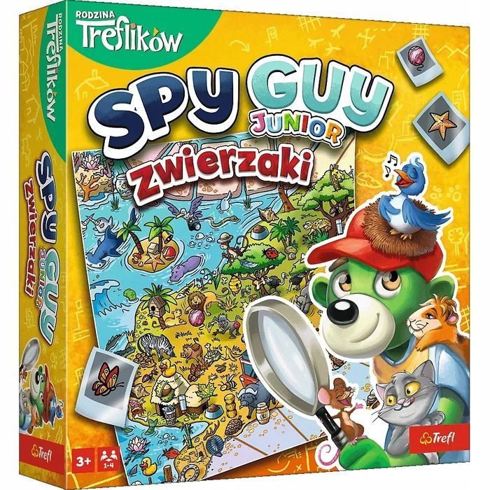 Gra Planszowa Spy Guy Junior Zwierzaki Rodzina Treflików Trefl 02595