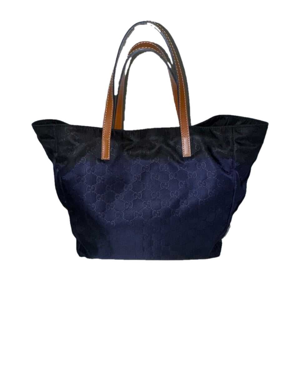 Gucci duża torebka shopperka nylonowa w monogramz dustbagiem