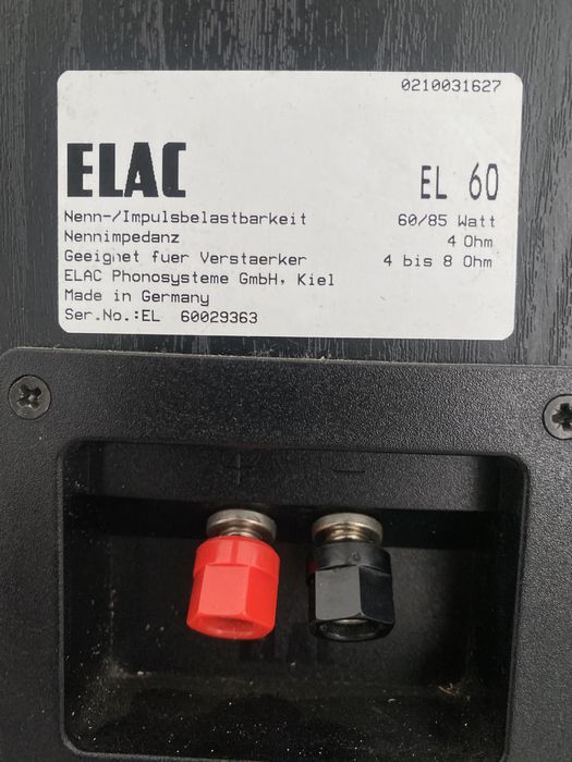 Elac glosniki kolumny super stan